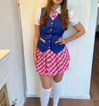Anime, Live Action Movie, Cosplay, Princess Costume, College Uniform, Three Piece Dress, Cosplay, Halloween Stage Performance Co