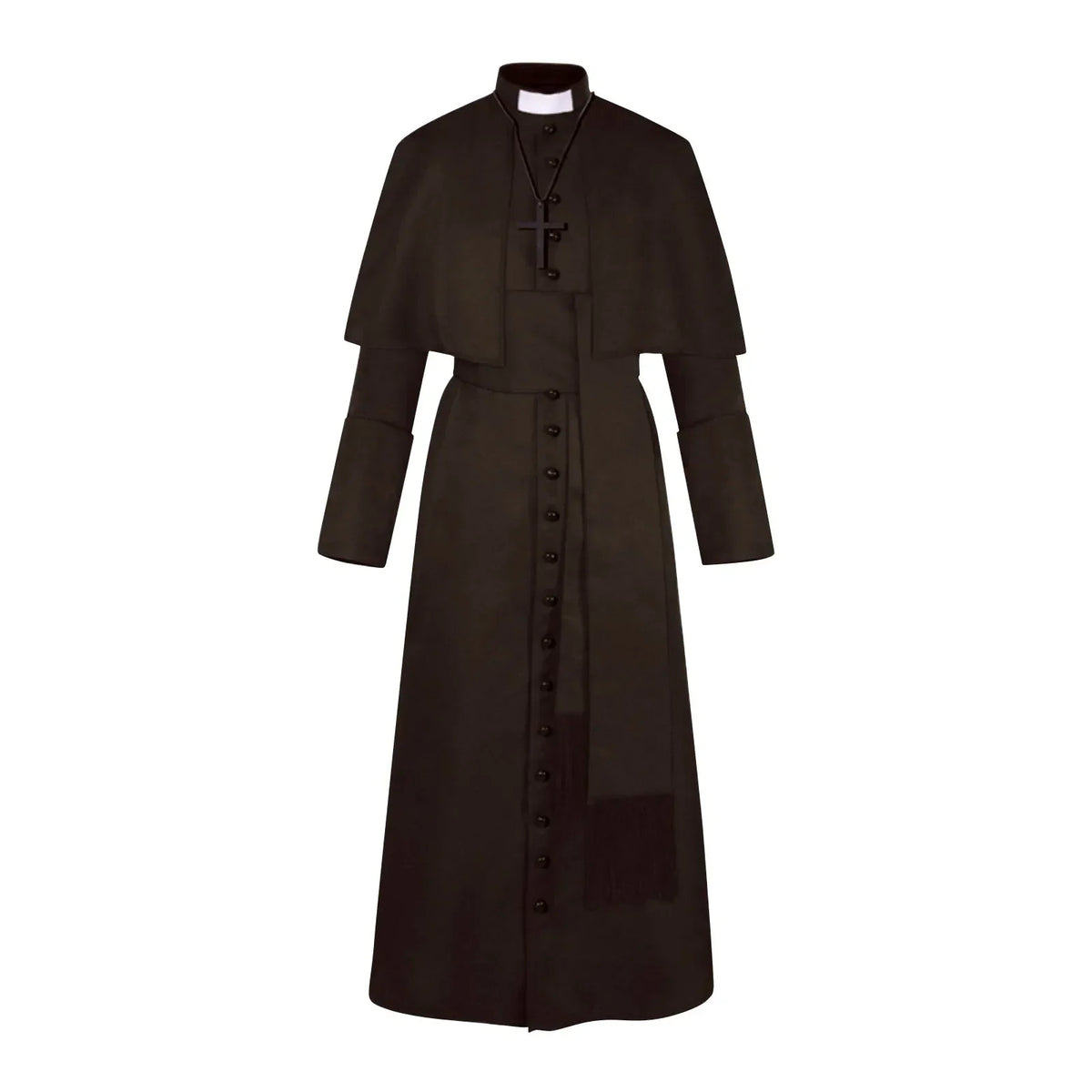 Medieval Priest And Priestess Cosplay Attire Four Color Medieval Retro Robe Cosplay Costume For Halloween Carnival Masquerade