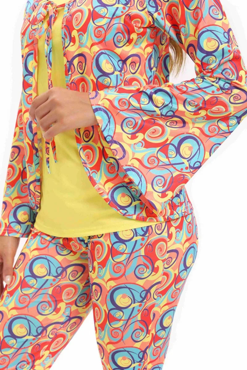 Couples 70s 80s Hippie Disco Costumes Women Men Bohemian Tribal Retro Rock Cosplay Outfits Carnival Halloween Party Stage Perf