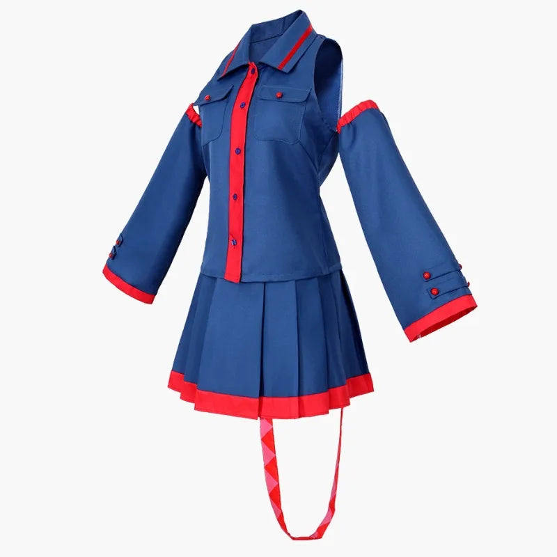 Anime Mikuu Kasane Teto Cosplay Costume Women Men Blue Pink Dress Cosplay Halloween Costume Cosplay Made Accessorie Props