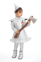Halloween Cosplay Tin Man Costume Parent-children Clothing Adult Male Iron Man Costume Wizard of Oz Performance Stage Costumes