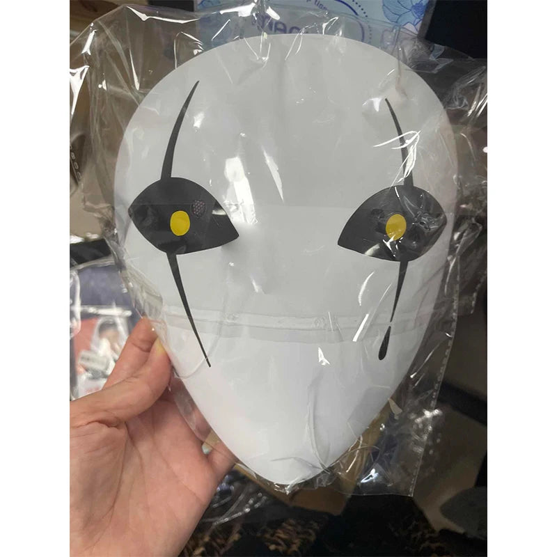 Anime Game Circus Cosplay Costume Little P Mask PVC Plastic Mask Hand-painted Custom Waterproof Fade-resistant Visible 3D