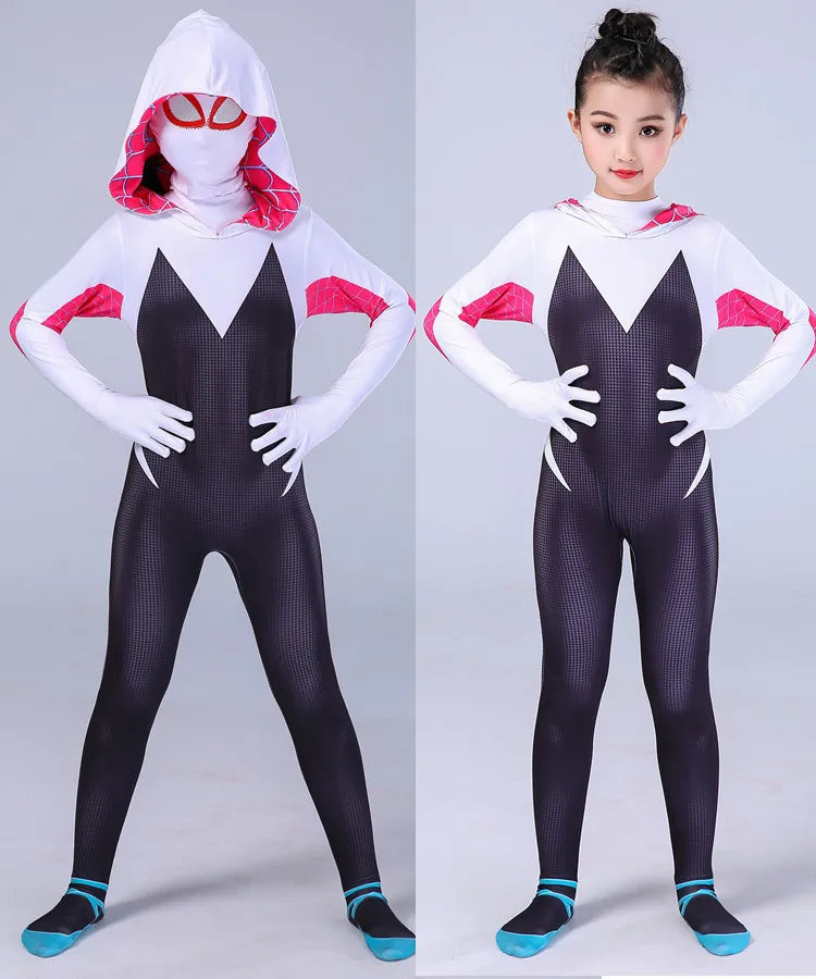 Halloween role-playingcostumescosplay tight-fitting suits children's and adult hero costumesHalloween stage performance costumes