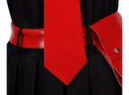 Halloween Costume Anime Akame Ga Kill Kurome Cosplay Outfit Belt Tie Gloves JK Uniform Party Gathering Role Play Full Clothe Set