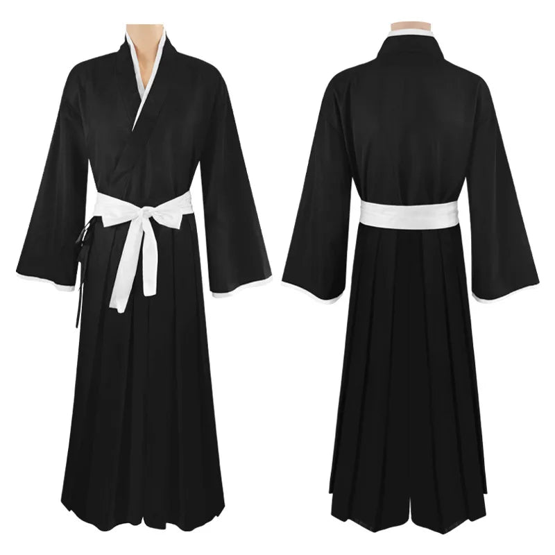 Full Outfit Costumes Anime Cosplay Bleach Rukia Kurosaki Ichigo Die Pa Soul Society Shinigami Kimono Thousand-Year Blood War
