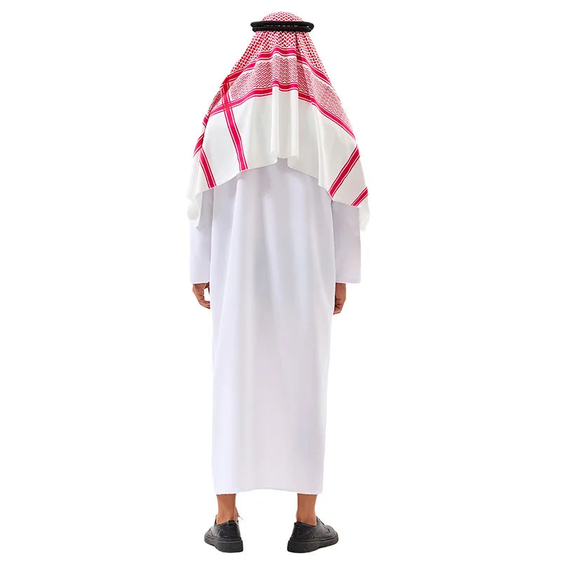 Middle East Arabic Robe Costume Suit Men Women Dubai Tycoon UAE Cosplay Costume Stage Performance Halloween Carnival Party 2025