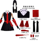 Halloween Costume Anime Akame Ga Kill Kurome Cosplay Outfit Belt Tie Gloves JK Uniform Party Gathering Role Play Full Clothe Set
