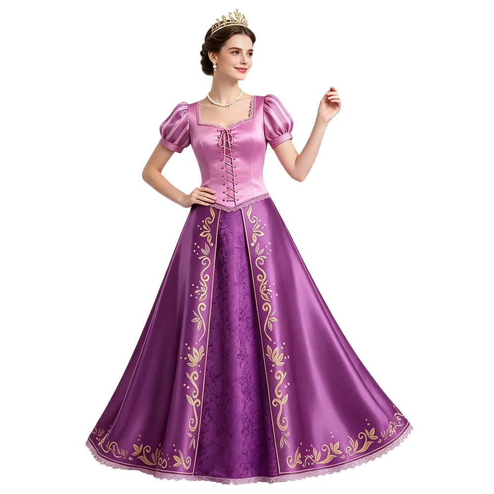 Princess Cosplay Costumes Dresses Medieval and Vintage Regency-Era Gowns Birthday Party and Carnival Dresses Halloween Costumes