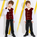 Medieval Russian National Costume Cultural Festival Drama Art Drama Stage Performance Suit Hoilday Party Cosplay Outfit