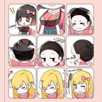 Tsuyuri Kanao Cosplay Kostuum Volwassen Kind Anime Uniform Vrouwen Kimono Haori Pruik Halloween Kleding